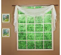 Today's Curtain Emelia Original Voile Scarf 144", Ecru, 45" W x 144" L