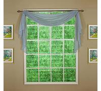 Today's Curtain Emelia Original Voile Scarf 144", Grey, 45" W x 144" L