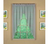 Today's Curtain Emelia Original Voile Swagger Pair 63", Grey, 90" W x 63" L
