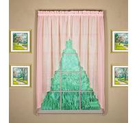 Today's Curtain Emelia Original Voile Swagger Pair 63", Rose, 90" W x 63" L