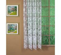 Today's Curtain Floral Vine Lace Panel 63", White, 60W x 63L