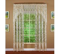 Today's Curtain Floral Vine Lace Panel 72", Ivory, 60W x 72L