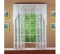 Today's Curtain Floral Vine Lace Panel 84", White, 60W x 84L