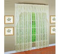 Today's Curtain, Songbird Semi-Sheer Lace Panel 84", Ivory, 56" W x 84" L