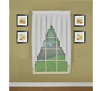 Today's Curtain Swagger Pair, White, 80" W x 63" L (Pack of 1)