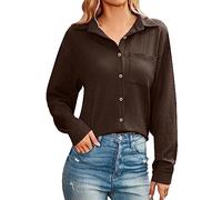 Todays Daily Deals Colla Christmas Outfits For Women Women'S Cotton T Shirts Long Sleve Black Top Funny Christmas Tshirts Women Black Long Sleeve Sports Top Todays Daily Deals Buy Again (Coffee, S)