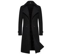 Todays Deals Cocila 2024 Autumn/Winter Long Double Breasted Trench Coat Men's Coat Slim Coat Men Jacket Fall Mens Skinhead Jacket Bullet Proof Jacket Matrix Costume Men Men'S+Out Clearance Bargains