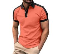 Today's Deals Crew Polo, Tshirt, Grandad Collar Shirts for Men - Bottle Green, Black, Gold; Mens Polyester T Shirts - Ladies Gift Sets Sale, Clearance