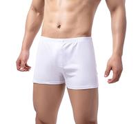 Today'S Deals Of The Day Cotton Trunks For Men Mens Under Pants Medium Colourful Underwear Men Prolapse Support Underwear Anti Chafing Underwear Men Funny Boxer Shorts Men Items White