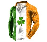 Today's Deals of The Day Suit Tshirt Mens T Shirt St Patricks Day Outfits St Paddys Day Accessories RAF Tshirts Men St Patricks Day T Shirt Men Amazon Outlet Clearance UK White