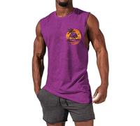 Today'S Deals Running Vests Mens Lightweight String For Men Uk 5Xl Vest With Water Bottles Men'S Multi Pack Square Neck Sleeveless Tank Top Workout Tops Long Length Racerback Rash Payden Single