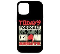 Todays Forecast Koshiwari Squats Japanese Sumo Wrestling Case for iPhone 12/12 Pro
