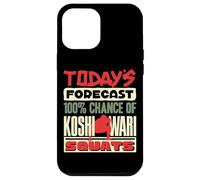 Todays Forecast Koshiwari Squats Japanese Sumo Wrestling Case for iPhone 12 Pro Max
