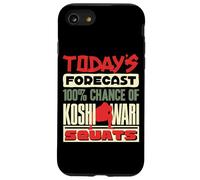Todays Forecast Koshiwari Squats Japanese Sumo Wrestling Case for iPhone SE (2020) / 7/8