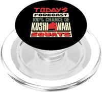 Todays Forecast Koshiwari Squats Japanese Sumo Wrestling PopSockets PopGrip for MagSafe