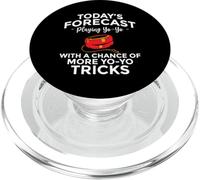 Today's Forecast Playing Yo-Yo Chance Of More Tricks PopSockets PopGrip for MagSafe
