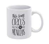 Today's Goal Keep The Tiny Humans Alive 11 Oz Coffee Mug Best Birthday Gifts for Her from Daughter Son Friends and Family Christmas Tea Cup