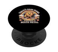 Today's Good Mood Is Sponsored By Death Metal Retro Funny PopSockets Adhesive PopGrip