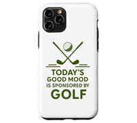 Today's Good Mood Is Sponsored By Golf Funny Golfer Case for iPhone 11 Pro