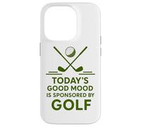 Today's Good Mood Is Sponsored By Golf Funny Golfer Case for iPhone 14 Pro