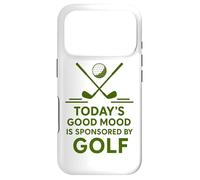 Today's Good Mood Is Sponsored By Golf Funny Golfer Case for iPhone 17 Pro