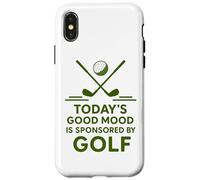 Today's Good Mood Is Sponsored By Golf Funny Golfer Case for iPhone X/XS
