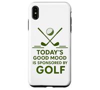 Today's Good Mood Is Sponsored By Golf Funny Golfer Case for iPhone XS Max