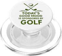 Today's Good Mood Is Sponsored By Golf Funny Golfer PopSockets PopGrip for MagSafe