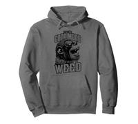 Today's Good Mood Is Sponsored By Weed Funny Stoner Monkey Pullover Hoodie