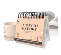 todays In History Perpetual Calendar - Daily World History Facts Desktop Calendar, Historys Buff Gift Page A Day Box Calendars With Historical Info For Every Day Of The Year