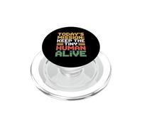 Today's Mission Keep The Tiny Humans Alive PopSockets PopGrip for MagSafe