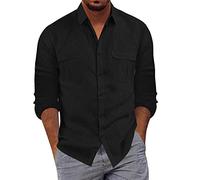 Todays Offers Special Deals Shirts Men Adult Pack Round Neck Tshirts Men Sleeveless T Shirts for Men UK Plus Size Mens Hawaiian Shirts Santa Shirts for Men UK Amazon Warehouse Clearance UK Black