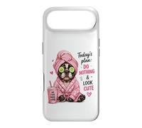 Todays Plan Do Nothing And Look Cute Spa Dog Case for iPhone Air