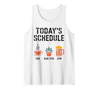 Today's Schedule Funny Succulent Cactus Plant Lover Gardner Tank Top