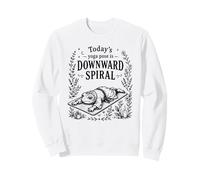 TODAYS YOGA POSE IS DEATH SPIRAL - Funny Frog Sweatshirt