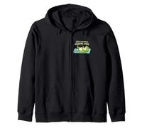 Todays Yoga Pose is Downward Spiral Funny Frog Zip Hoodie