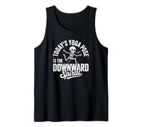 Today's Yoga Pose is the Downward Spiral Tank Top