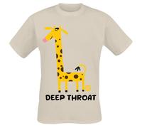Todd Goldman Deep Throat Giraffe T-shirt sand XXL