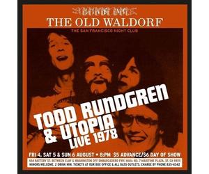 TODD RUNDGREN - LIVE AT OLD WALDORF 1978 DOPPEL-CD NEW