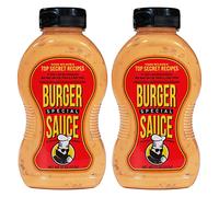 Todd Wilbur's Top Secret Recipes Burger Special Sauce (Like Big Mac Burger Sauce) Enjoy on Burgers, Sandwiches, and Wraps for At Home Restaurant Flavor in a Bottle, 11 oz, 2 Pack.