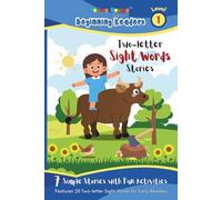 Toddle Doddle Tiny Words Beginning Readers Level 1 - Two-letter Sight Words Stories: A Collection of 7 Easy-to-Read Sight Words Stories with Fun Activities for Early Readers