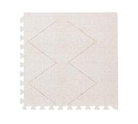 Toddlekind Playmat - Premium Foam Playmat, 4 x 6 feet, 6 Tile Extra Thick Foam Floor Puzzle Mat for Babies/Toddlers Stylish, odorless, Non-Toxic, Odorless. Perfect for Tummy Time, Crawling, and Play