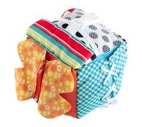 Toddler Activity Cube - Activity Cube Center Toys | Soft Learning Sensory Toy Box For Kids | Fine Motor Skill Development | Basic Life Skills Educational Toyy For Preschool | Busy Cubee