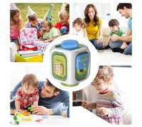 Toddler Activity Cube | Motor Skills Toys - Fidget Learning Interactive Fine Motor Educational Sensory Busy Cube for Children Girls Boys Toddler Baby