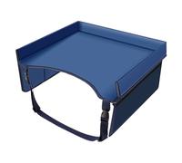 Toddler Activity Travel Tray, Car Seat Table | Sturdy Snack Table With Tablet Holder, Side Storage Pockets, Adjustable LAP Belt, Compact On The Go
