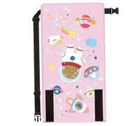 Toddler Airplane Bed Cartoon Space Pattern Oxford Cloth Airplane Seat Extender Portable Foot Rest for Kids Flight Travel Essentials (Style 2)