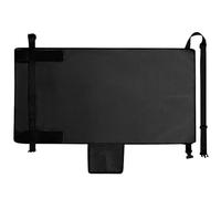 Toddler Airplane Bed Oxford Cloth Airplane Seat Extender for Kids Portable Foot Rest for Flights Kids Travel Essentials Black