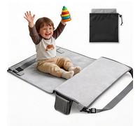 Toddler Airplane Bed, Portable Airplane Seat Extender for Kids, Toddler Airplane Travel Essentials, Foldable Toddler Travel Bed for Long Flight, Baby Airplane Bed for Toddler with Carry Bag