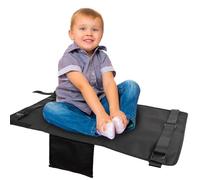Toddler Airplane Bed - Toddler Airplane Seat Extender Aeroplane Bed for Children Portable Airplane Foot Hammock for Kids Toddler Baby Plane Travel Essentials to Lie Down Rest on Plane Black
