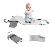 Toddler Airplane Seat Extender 31x17 Inch Portable Non-Slip Inflatable Seat with Pillow Travel-Friendly Airplane Bed for Kids